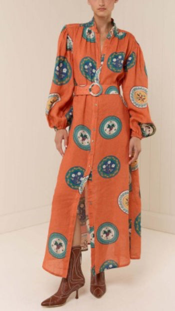 The Shasta Dress in Orange