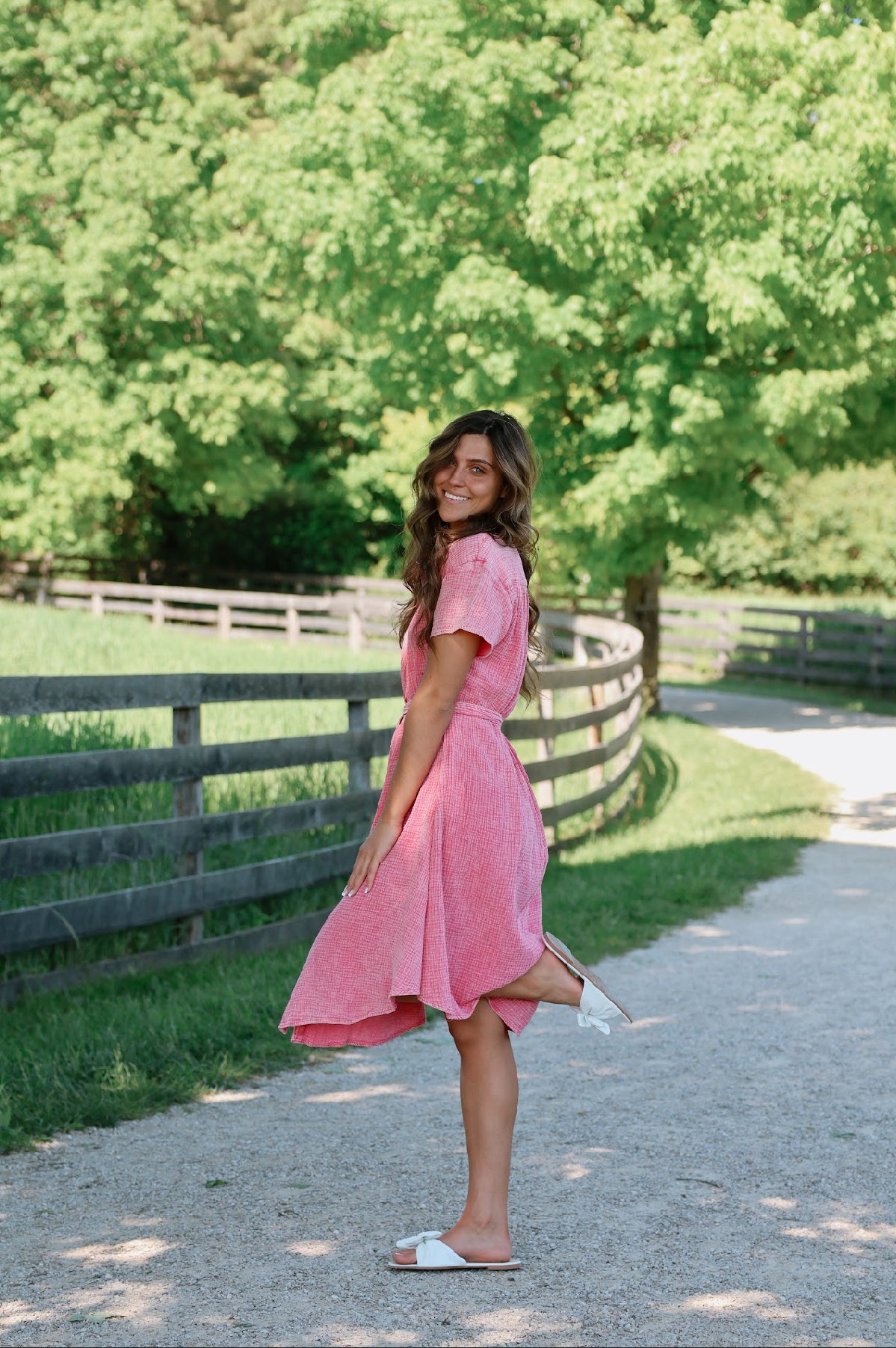 Blue Collared Washed Button Down