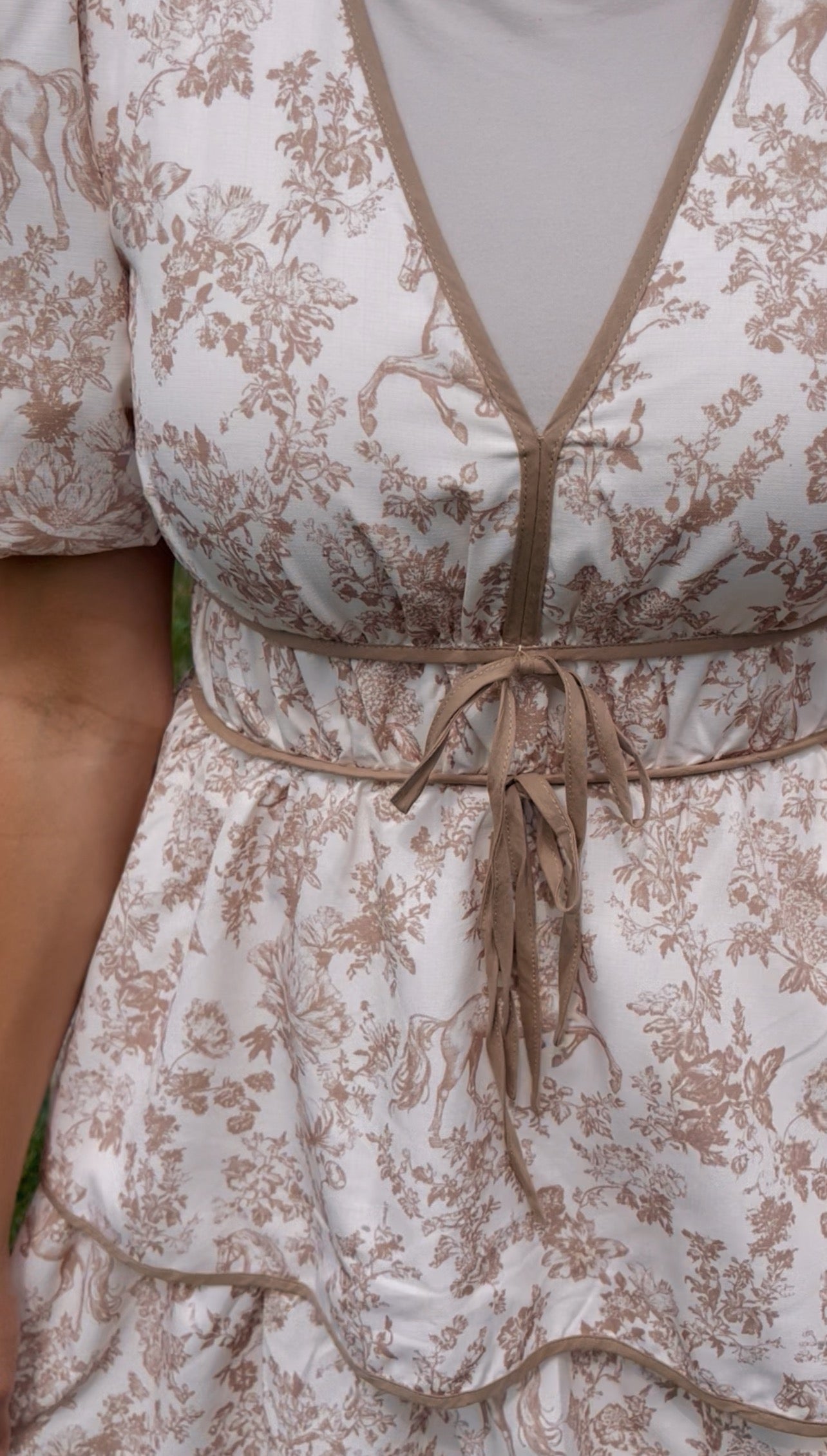The Parker Bow Detail Midi Dress