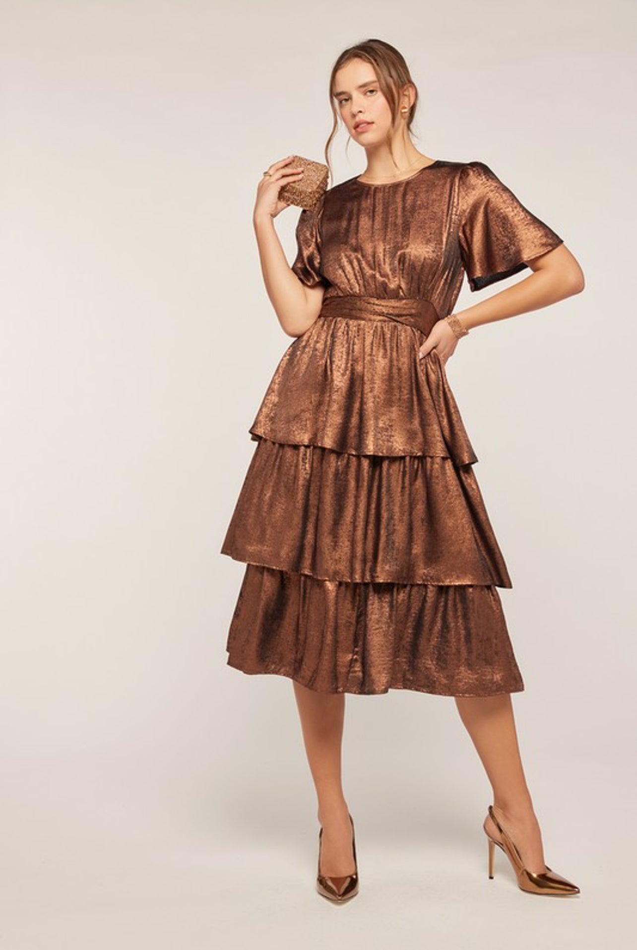 Madeline Metallic Dress