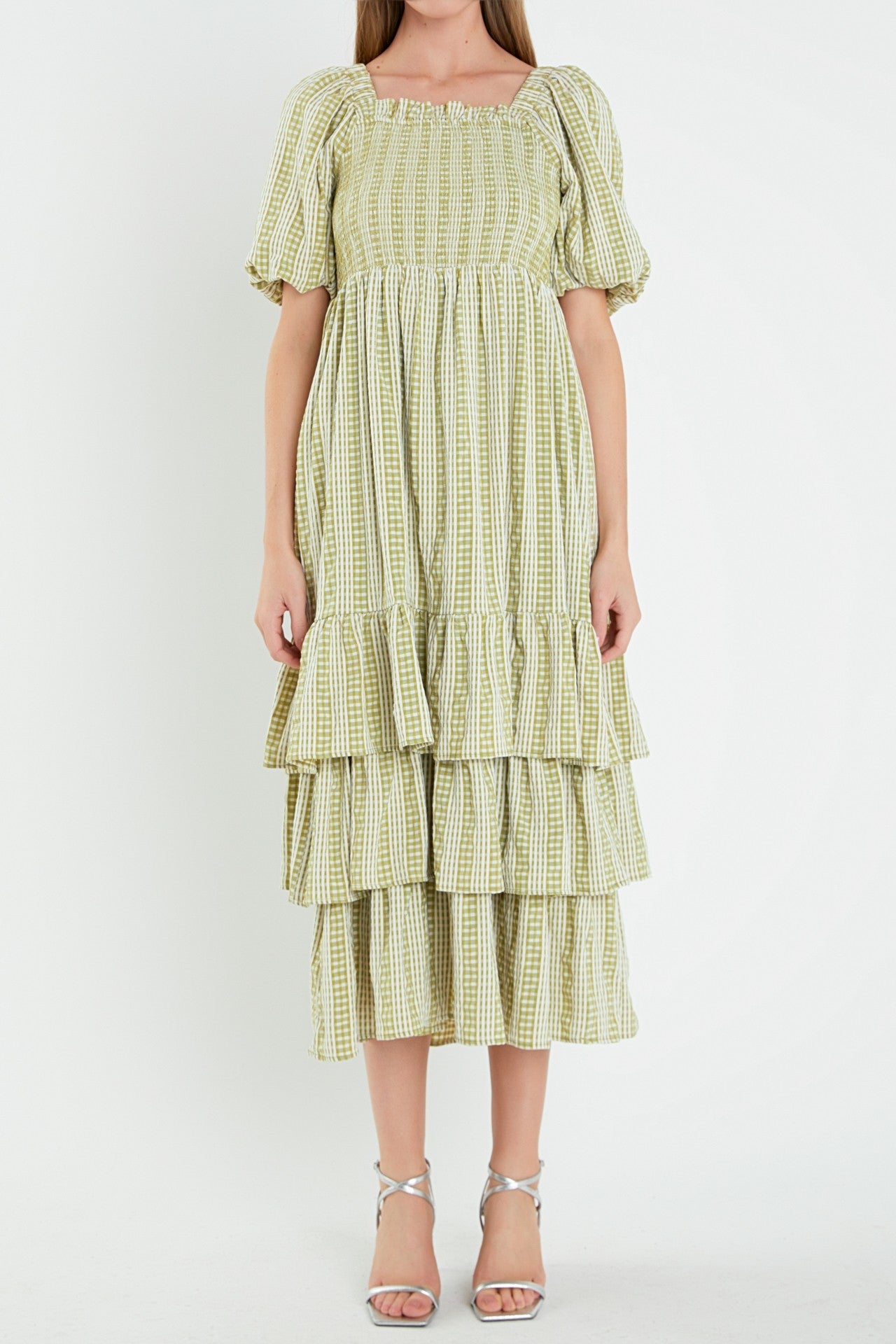 Erin's Gingham Striped Dress
