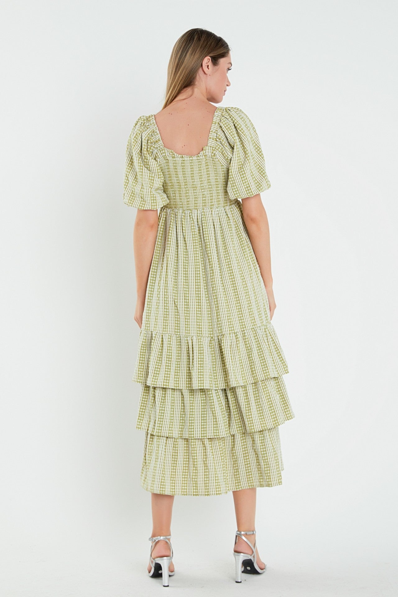 Erin's Gingham Striped Dress