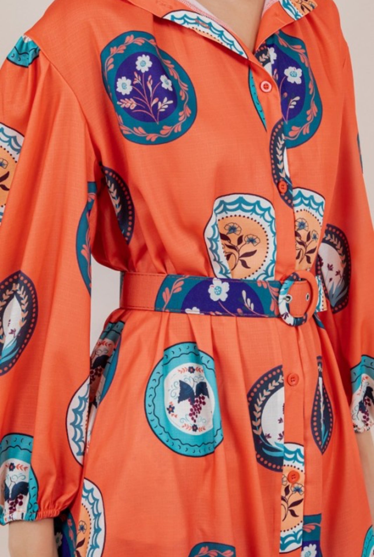 The Shasta Dress in Orange
