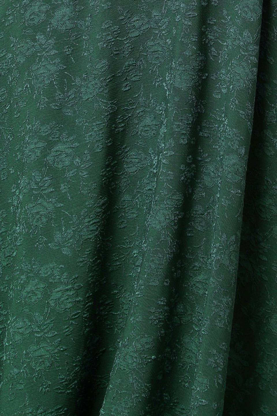 Hunter's Green Floral Dress
