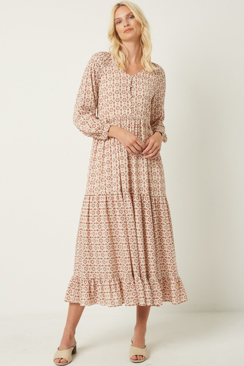 Michaela Button Down Dress