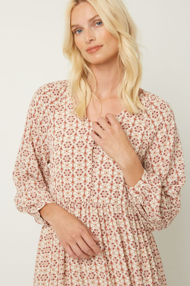 Michaela Button Down Dress