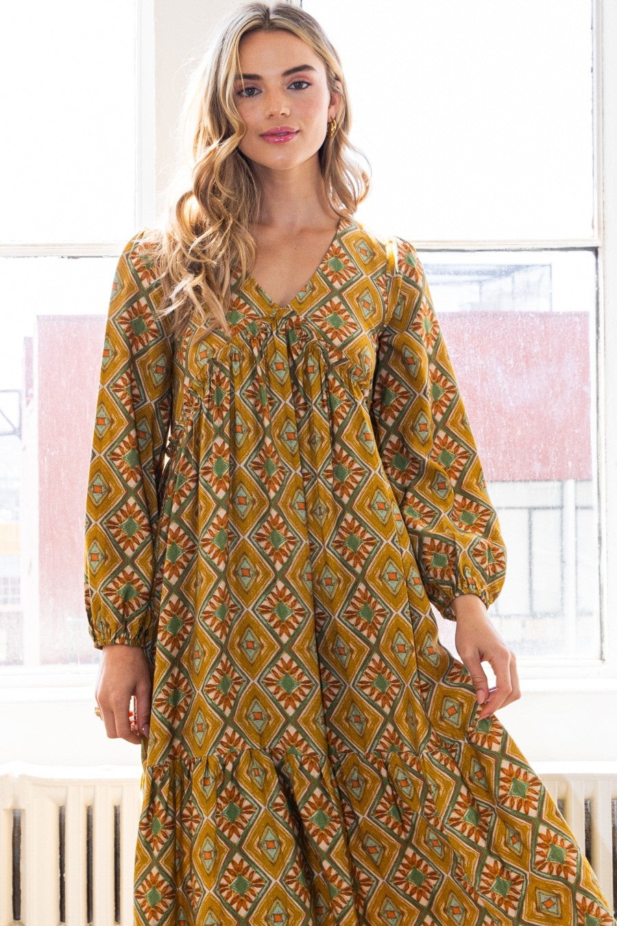 Zilpah V-Neck Dress