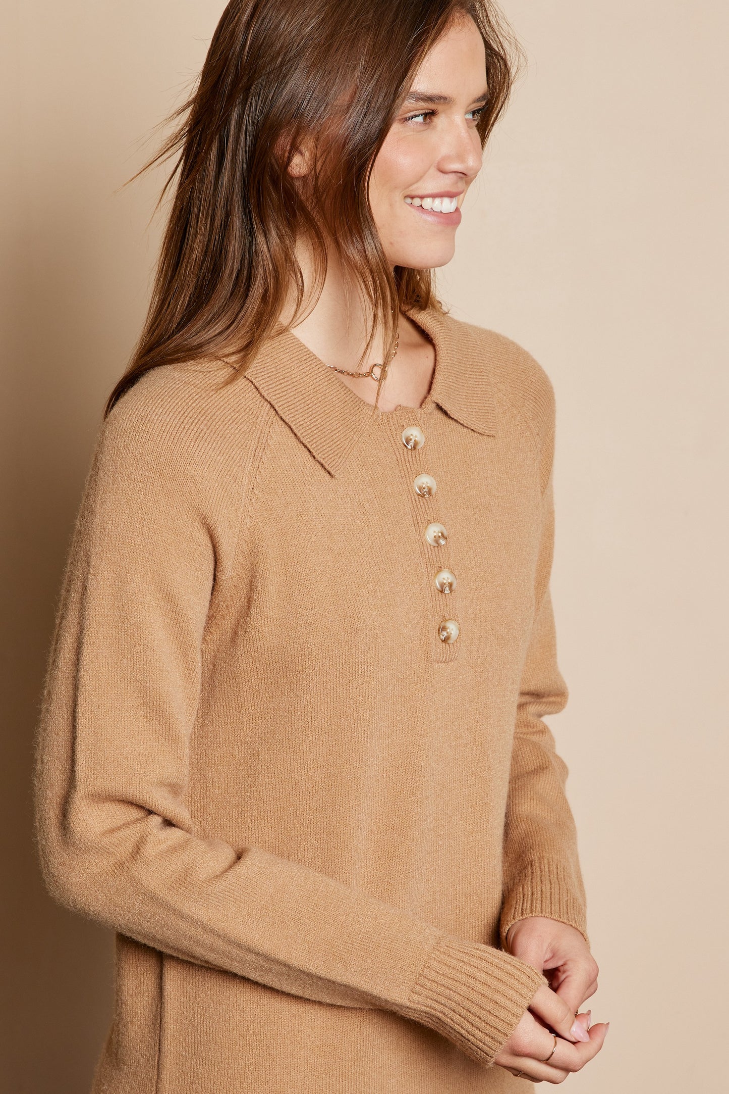 Savannah Collared Sweater Dress