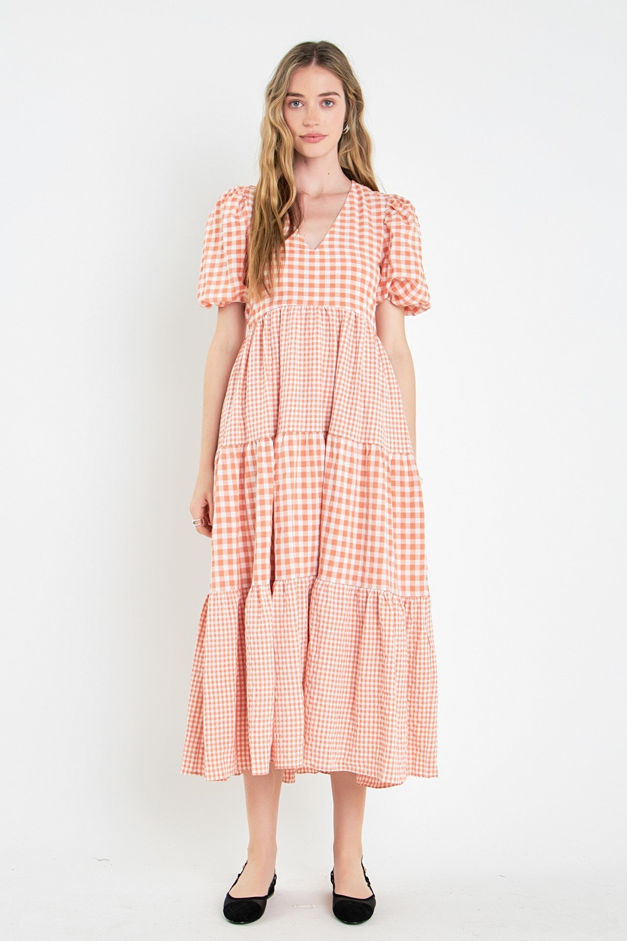 Summitt Gingham Checker Dress