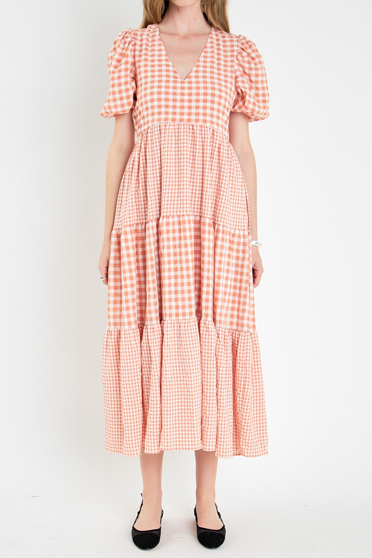 Summitt Gingham Checker Dress