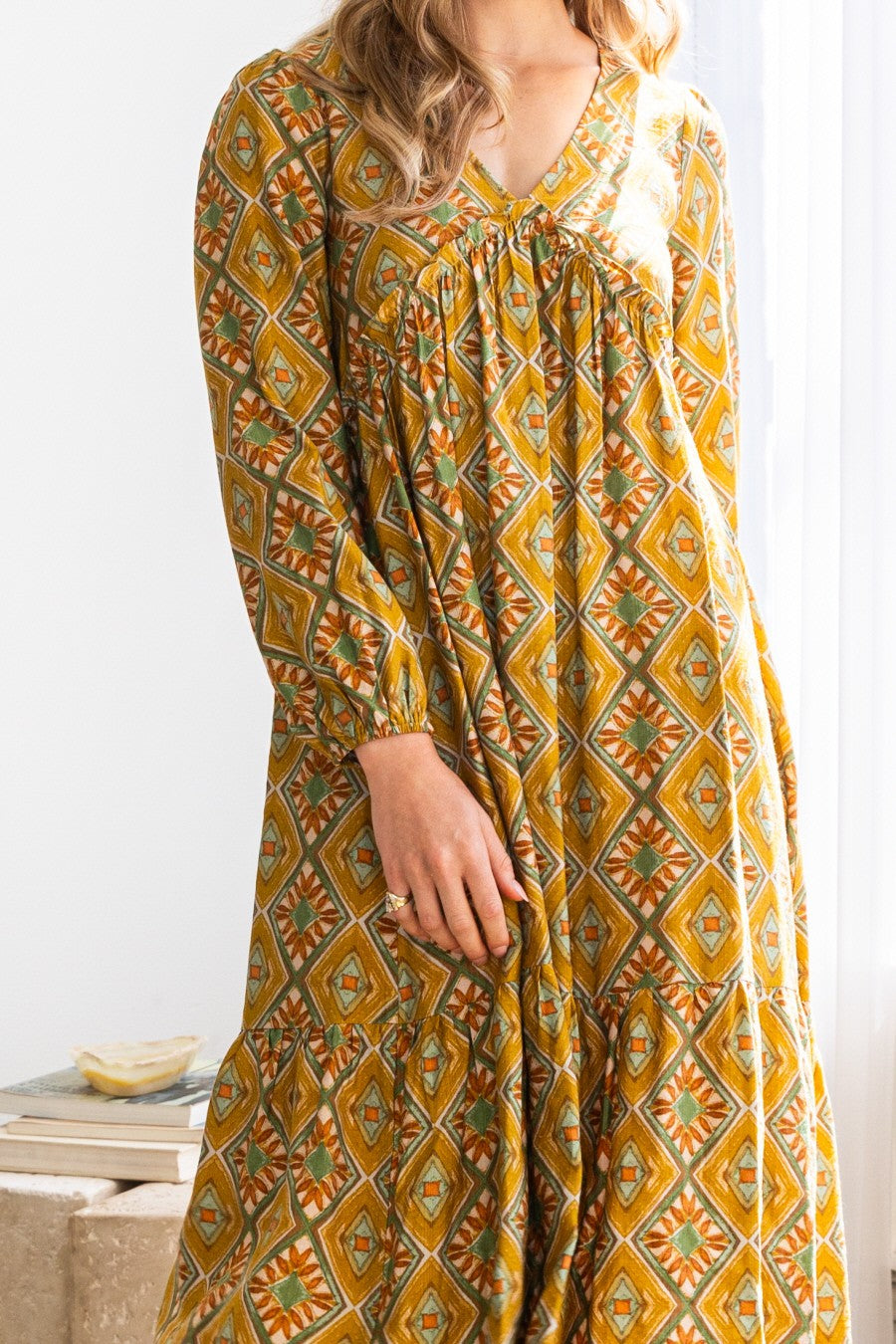 Zilpah V-Neck Dress