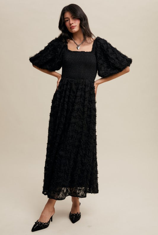 The Harper Dress in Black