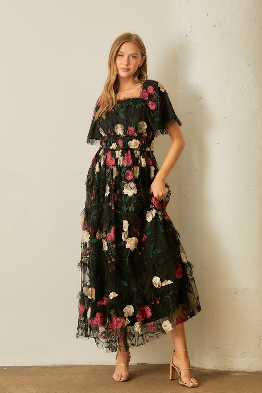 Sophia Embroidery Dress