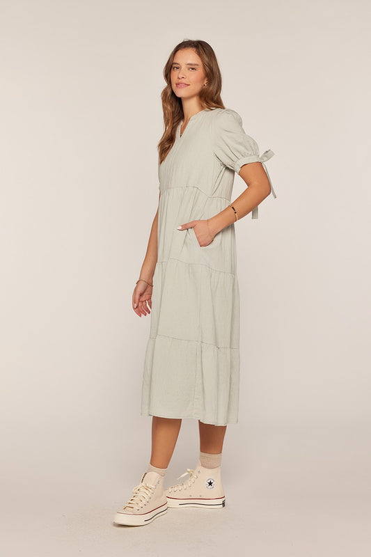 Courtney Tiered Midi Dress