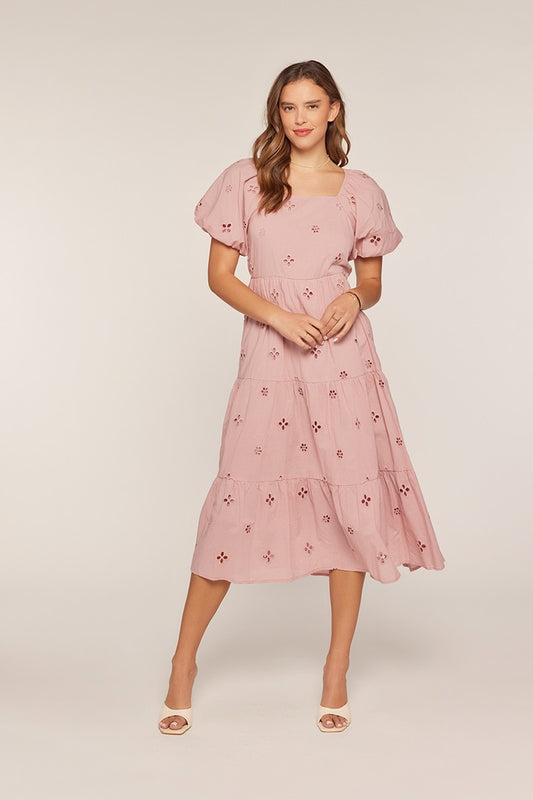 Roslyn Eyelet Dress